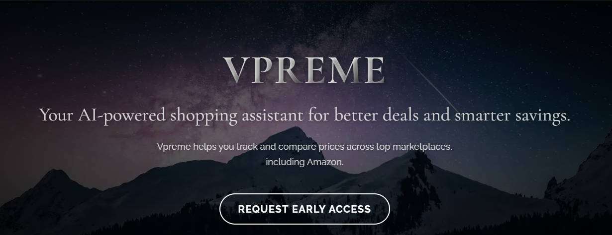 VPREME - Landing Page